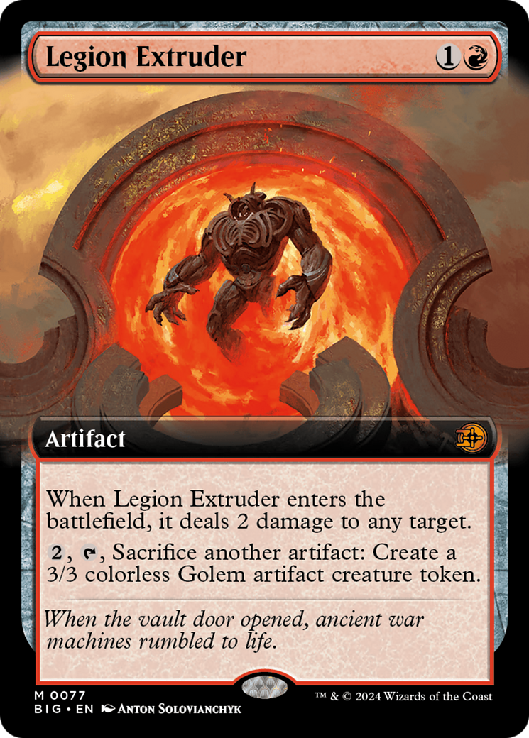 Legion Extruder (Extended Art) [Outlaws of Thunder Junction: The Big Score] | Devastation Store