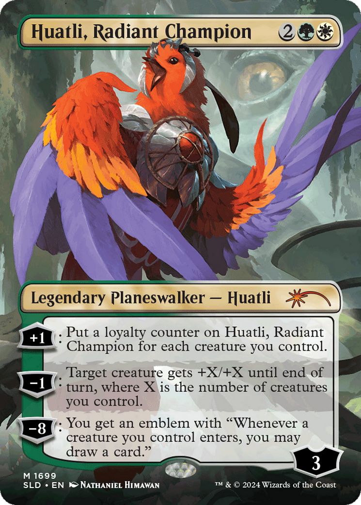 Huatli, Radiant Champion (Rainbow Foil) [Secret Lair Drop Series] | Devastation Store