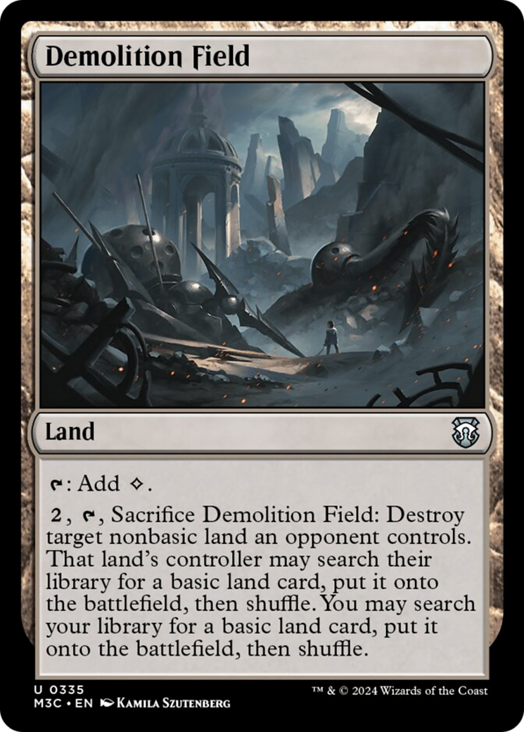 Demolition Field (Ripple Foil) [Modern Horizons 3 Commander] | Devastation Store