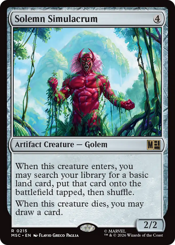 Solemn Simulacrum [Marvel Super Heroes Commander] | Devastation Store