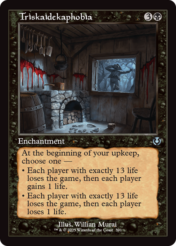 Triskaidekaphobia (Retro Frame) [Innistrad Remastered] | Devastation Store