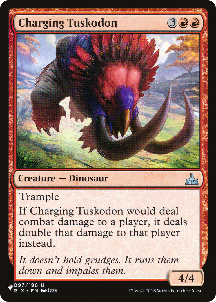 Charging Tuskodon [The List Reprints] | Devastation Store