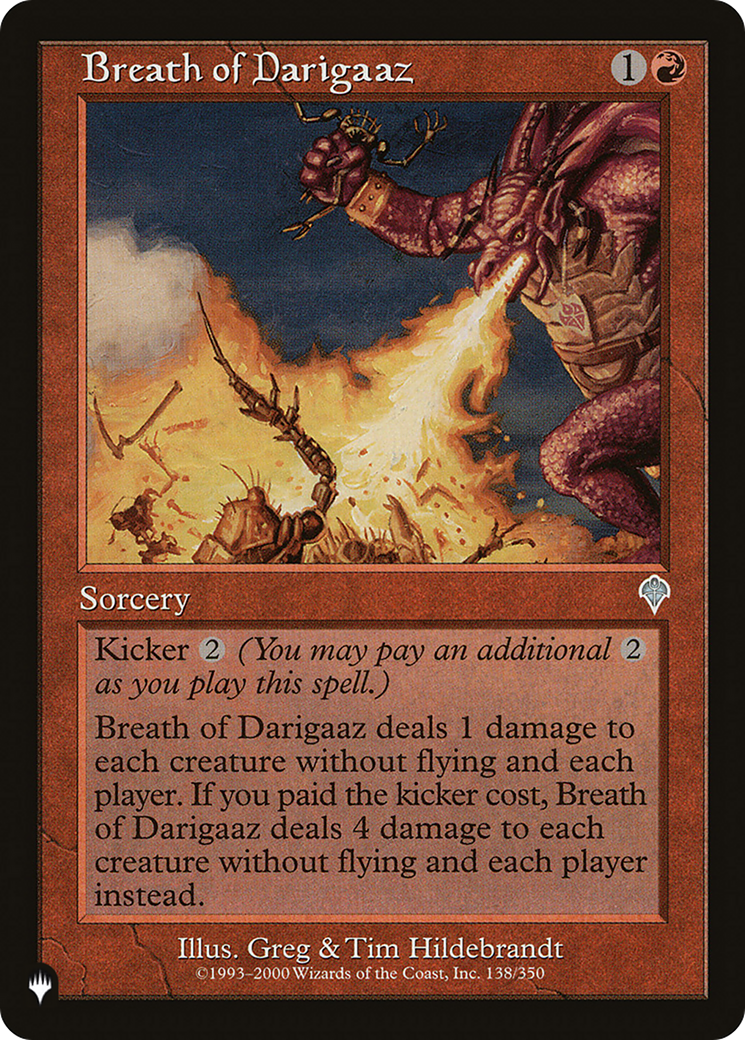 Breath of Darigaaz [The List Reprints] | Devastation Store