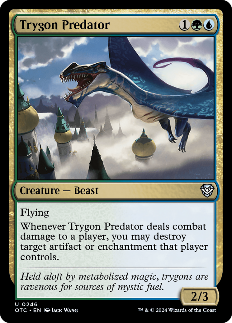 Trygon Predator [Outlaws of Thunder Junction Commander] | Devastation Store