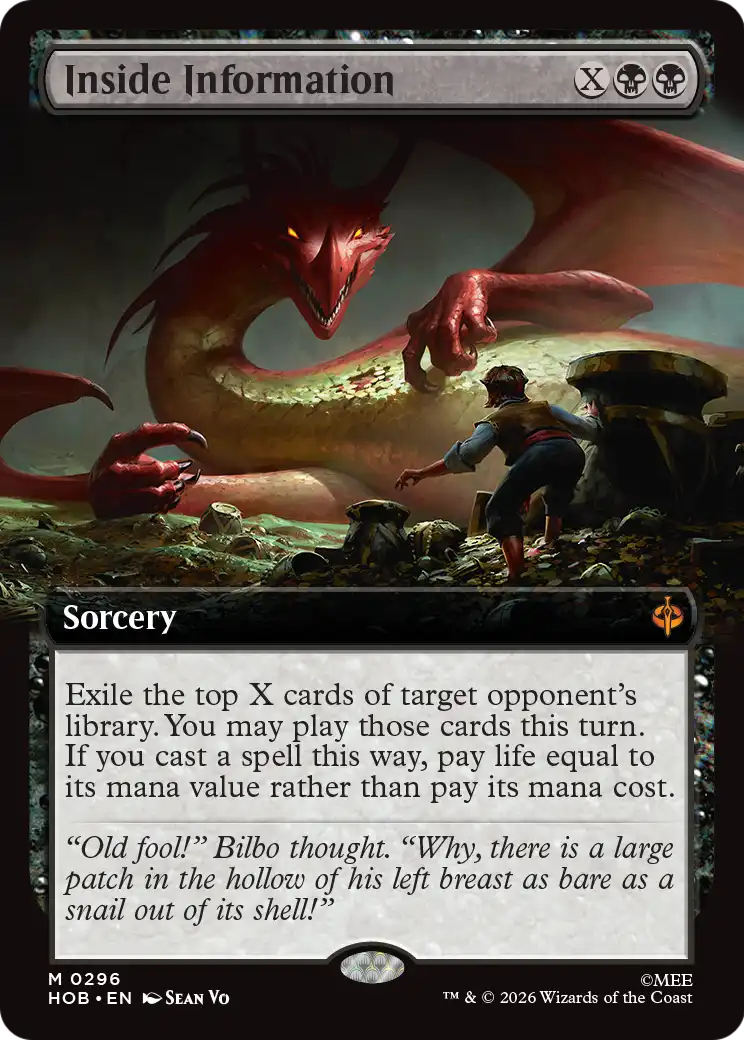 Inside Information (Extended Art) [The Hobbit] | Devastation Store