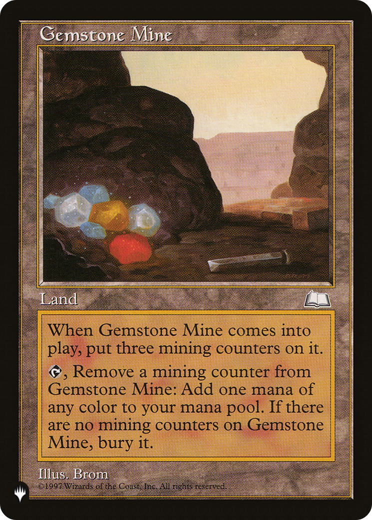 Gemstone Mine (WTH) [The List Reprints] | Devastation Store