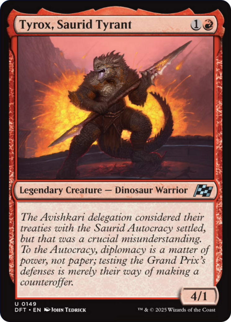 Tyrox, Saurid Tyrant [Aetherdrift] | Devastation Store