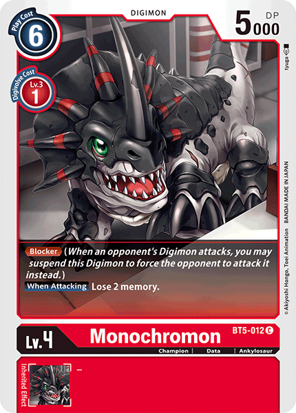 Monochromon [BT5-012] [Battle of Omni] | Devastation Store