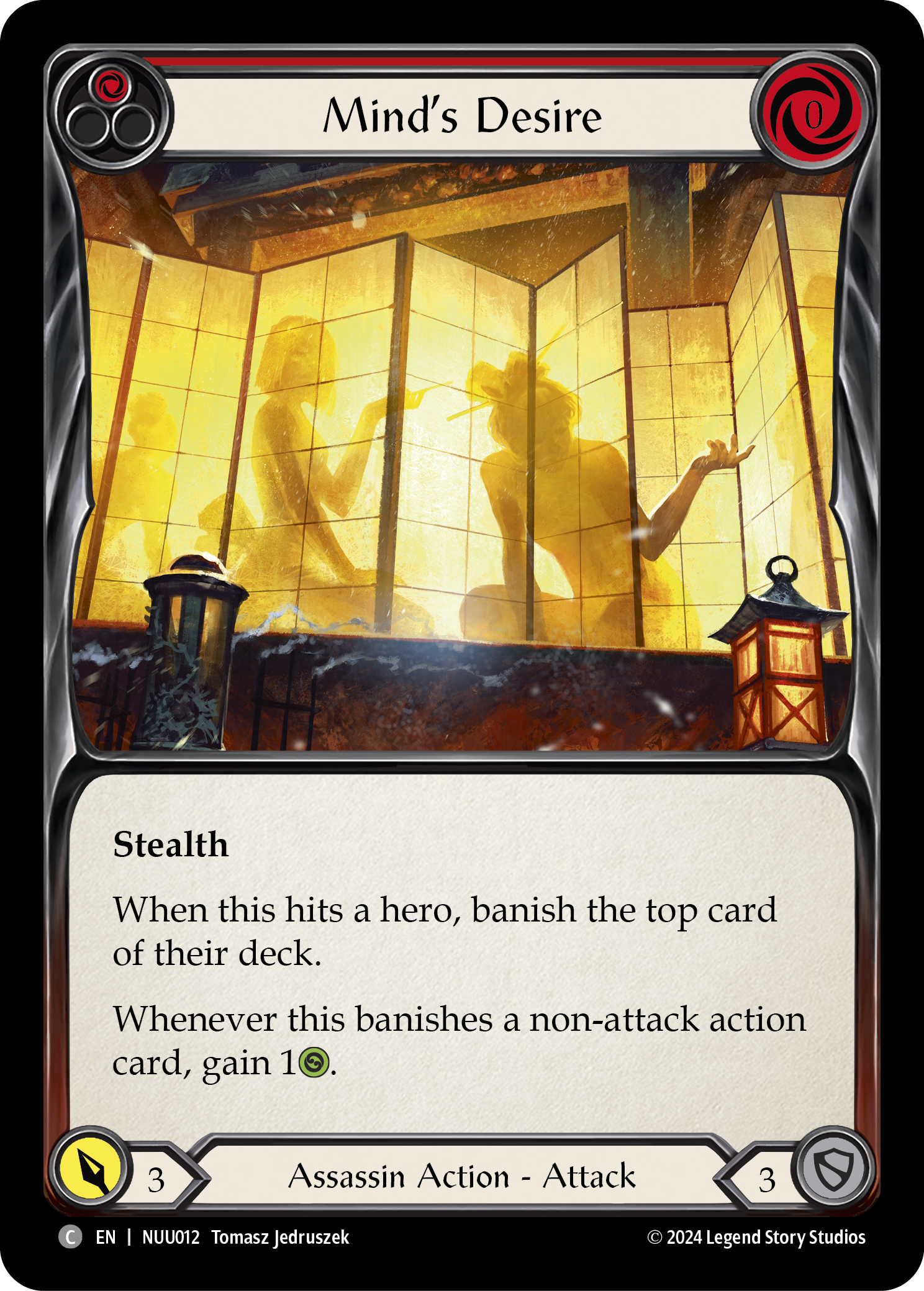 Mind's Desire (Red) [NUU012] (Part the Mistveil Nuu Blitz Deck) | Devastation Store