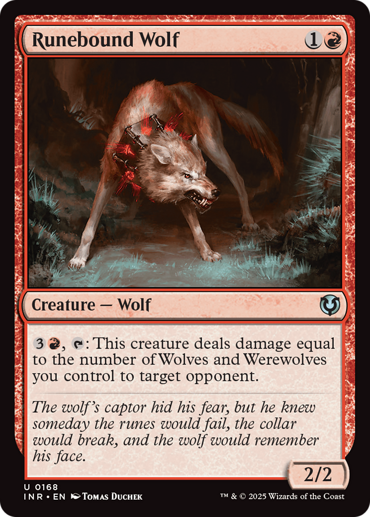 Runebound Wolf [Innistrad Remastered] | Devastation Store