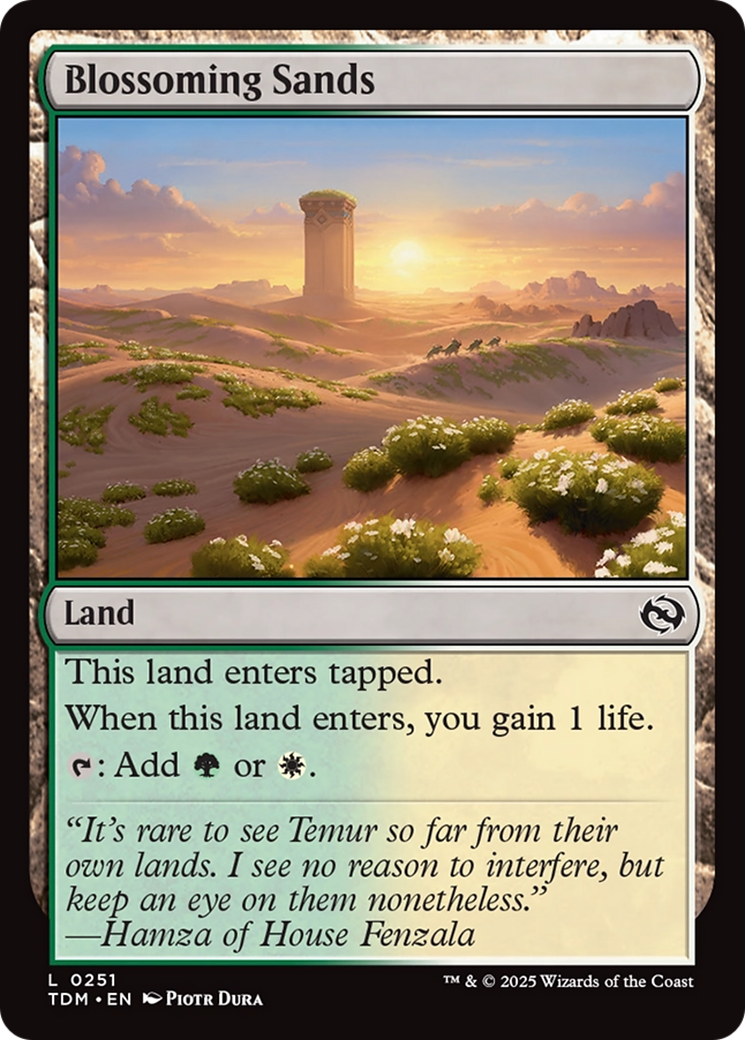 Blossoming Sands [Tarkir: Dragonstorm] | Devastation Store
