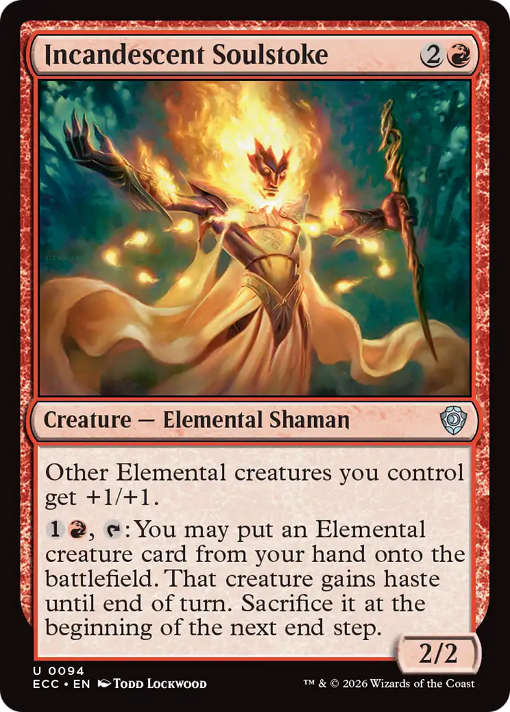 Incandescent Soulstoke [Lorwyn Eclipsed Commander] | Devastation Store