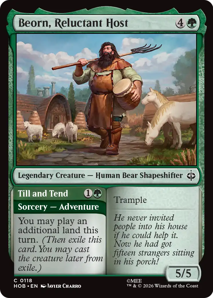 Beorn, Reluctant Host [The Hobbit] | Devastation Store