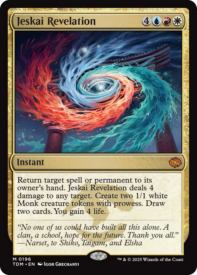 Jeskai Revelation [Tarkir: Dragonstorm] | Devastation Store