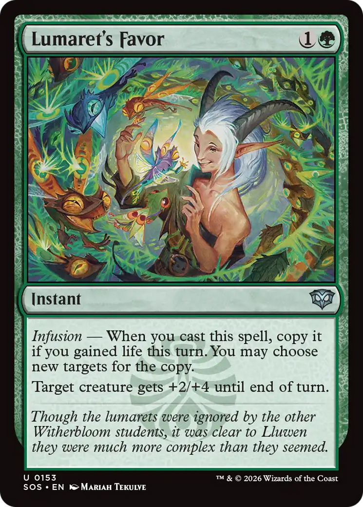 Lumaret's Favor [Secrets of Strixhaven] | Devastation Store