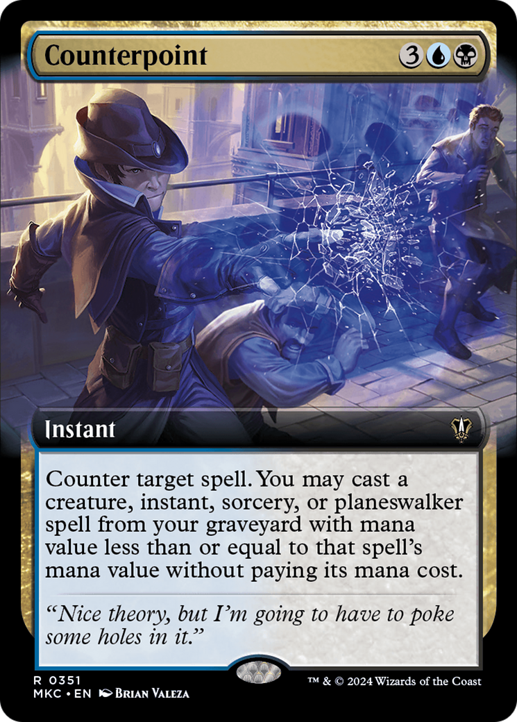 Counterpoint (Extended Art) [Murders at Karlov Manor Commander] | Devastation Store