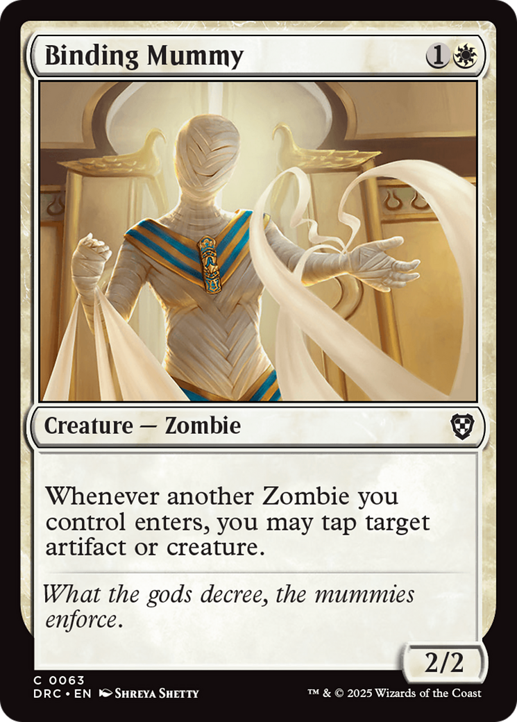 Binding Mummy [Aetherdrift Commander] | Devastation Store