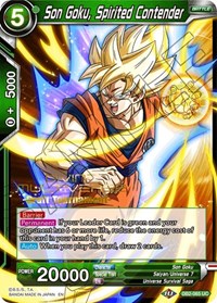 Son Goku, Spirited Contender (Divine Multiverse Draft Tournament) (DB2-065) [Tournament Promotion Cards] | Devastation Store
