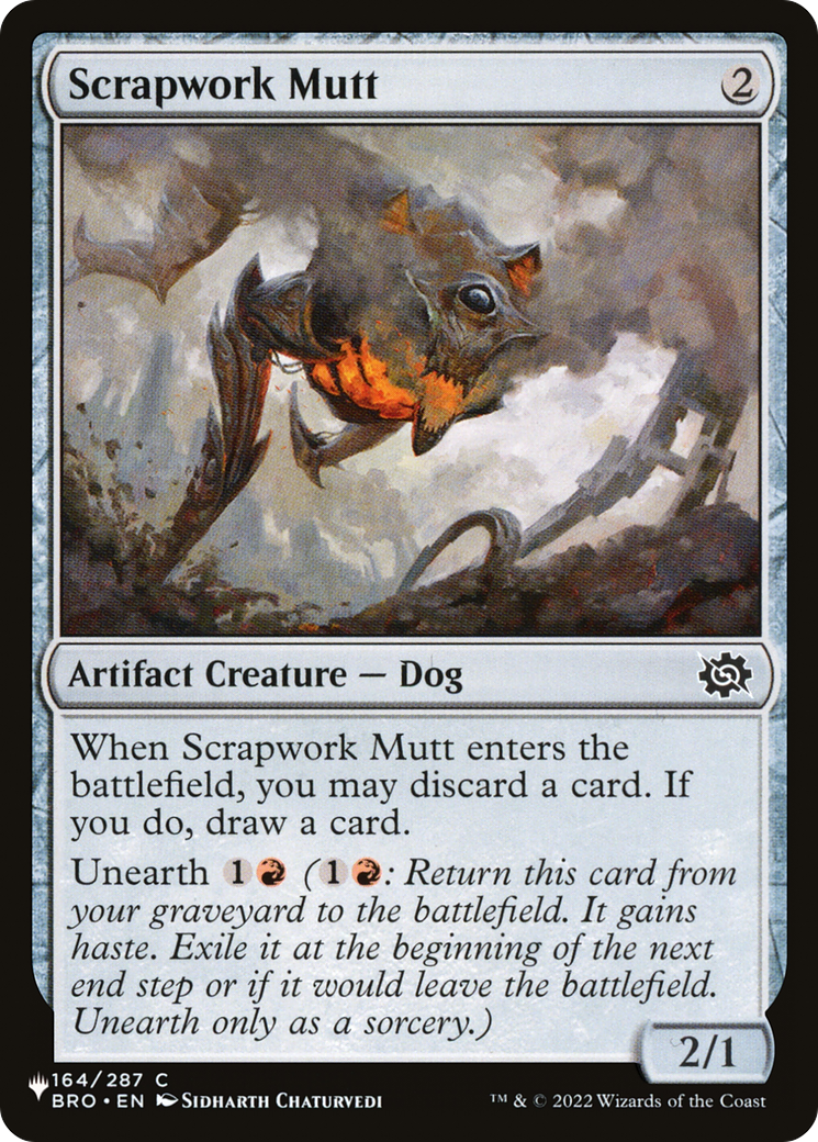 Scrapwork Mutt [The List Reprints] | Devastation Store