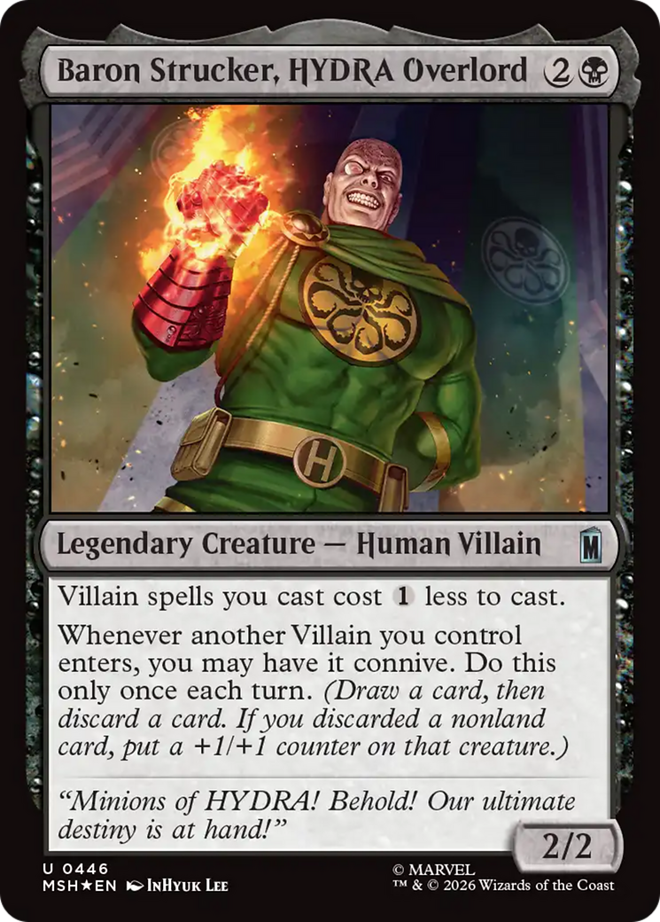 Baron Strucker, HYDRA Overlord (Surge Foil) [Marvel Super Heroes] | Devastation Store