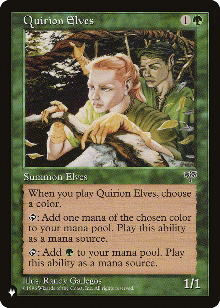 Quirion Elves [The List Reprints] | Devastation Store