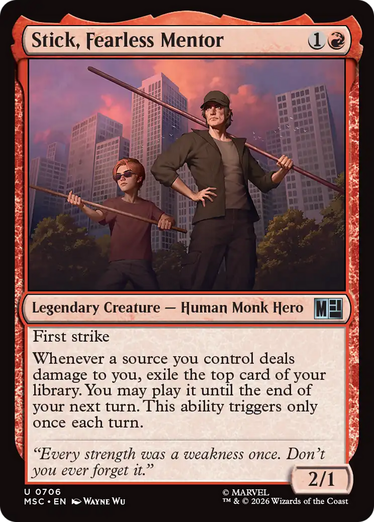 Stick, Fearless Mentor [Marvel Super Heroes Commander] | Devastation Store