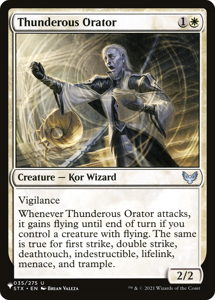 Thunderous Orator [The List Reprints] | Devastation Store