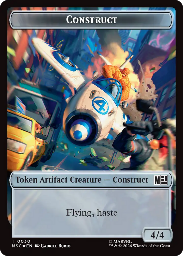 Council of Reeds (024) // Construct (030) Double-Sided Token (Surge Foil) [Marvel Super Heroes Commander Tokens] | Devastation Store