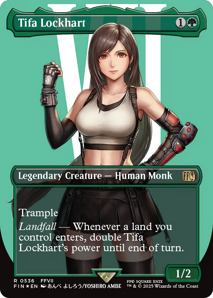 Tifa Lockhart (Borderless) (Surge Foil) [FINAL FANTASY] | Devastation Store