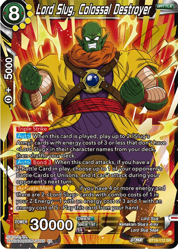 Lord Slug, Colossal Destroyer (BT19-112) [Fighter's Ambition] | Devastation Store