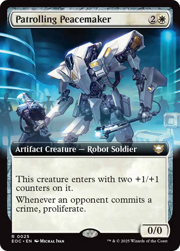 Patrolling Peacemaker (Extended Art) [Edge of Eternities Commander] | Devastation Store