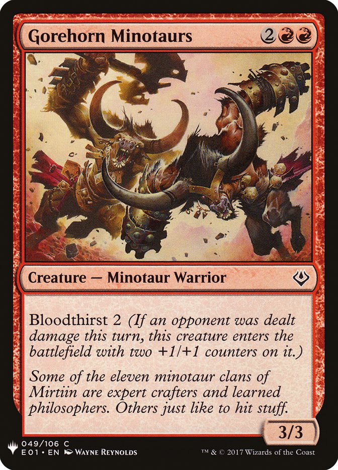 Gorehorn Minotaurs [Mystery Booster] | Devastation Store