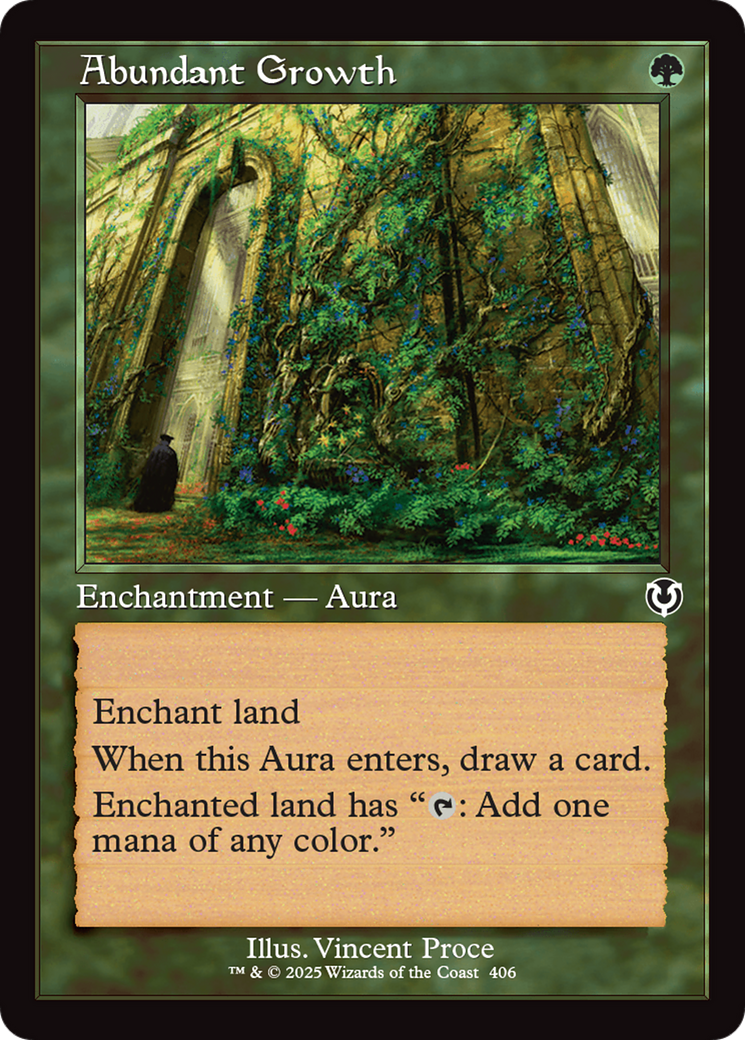 Abundant Growth (Retro Frame) [Innistrad Remastered] | Devastation Store
