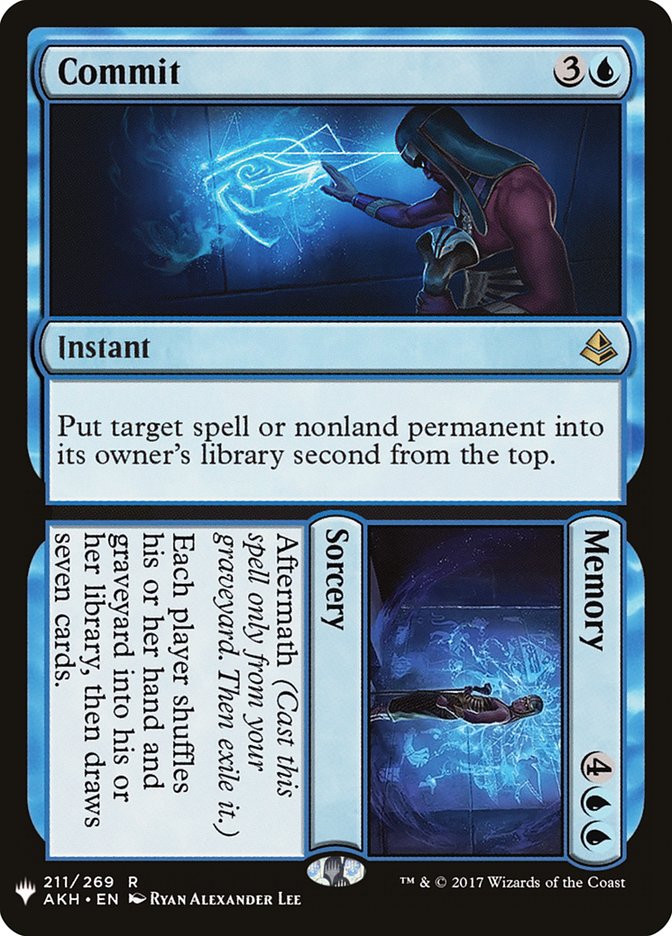 Commit // Memory [Mystery Booster] | Devastation Store