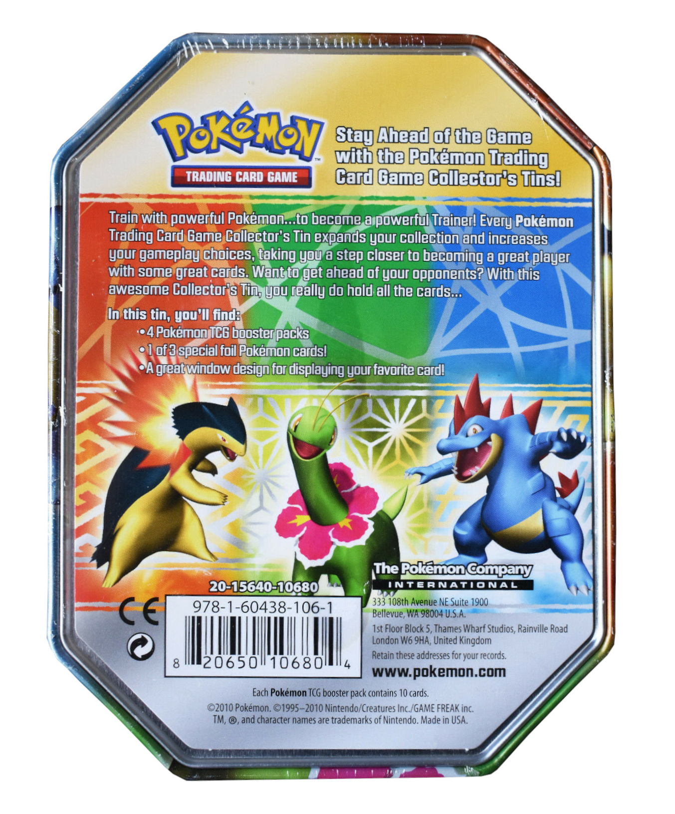 HeartGold & SoulSilver - Collector's Tin (Feraligatr) | Devastation Store