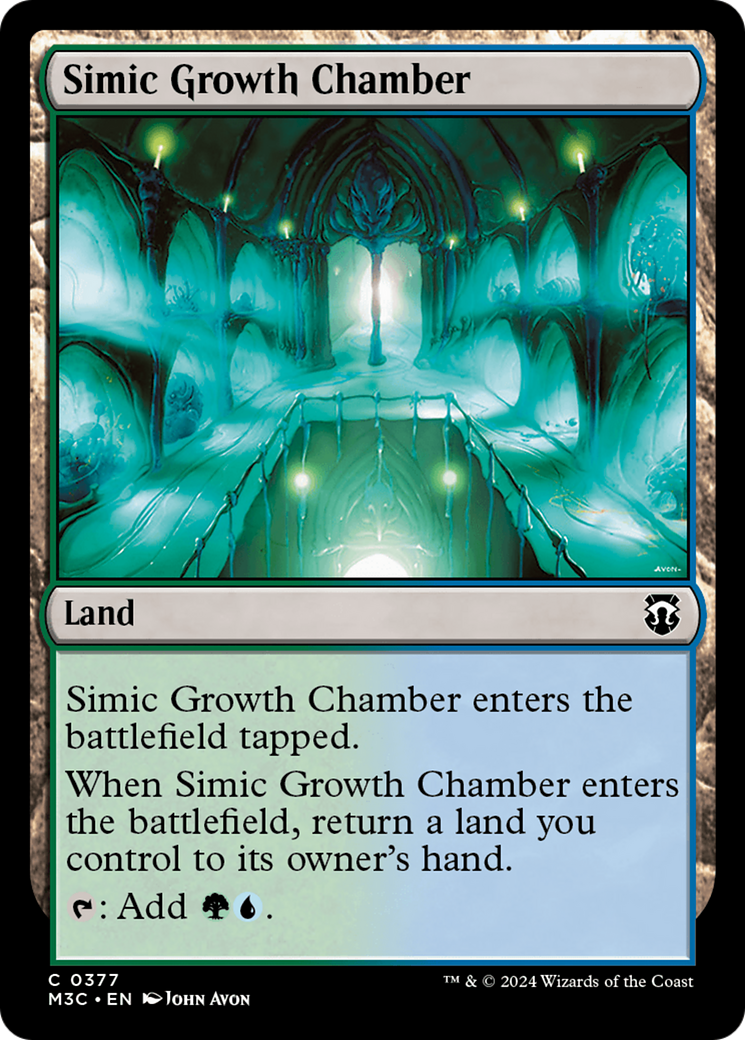 Simic Growth Chamber (Ripple Foil) [Modern Horizons 3 Commander] | Devastation Store