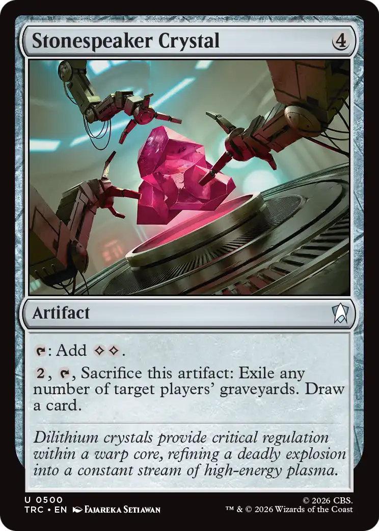 Stonespeaker Crystal (Surge Foil) [Star Trek Commander] | Devastation Store