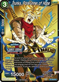 Trunks, Forerunner of Hope (Championship Final 2019) (Finalist) (P-139) [Tournament Promotion Cards] | Devastation Store