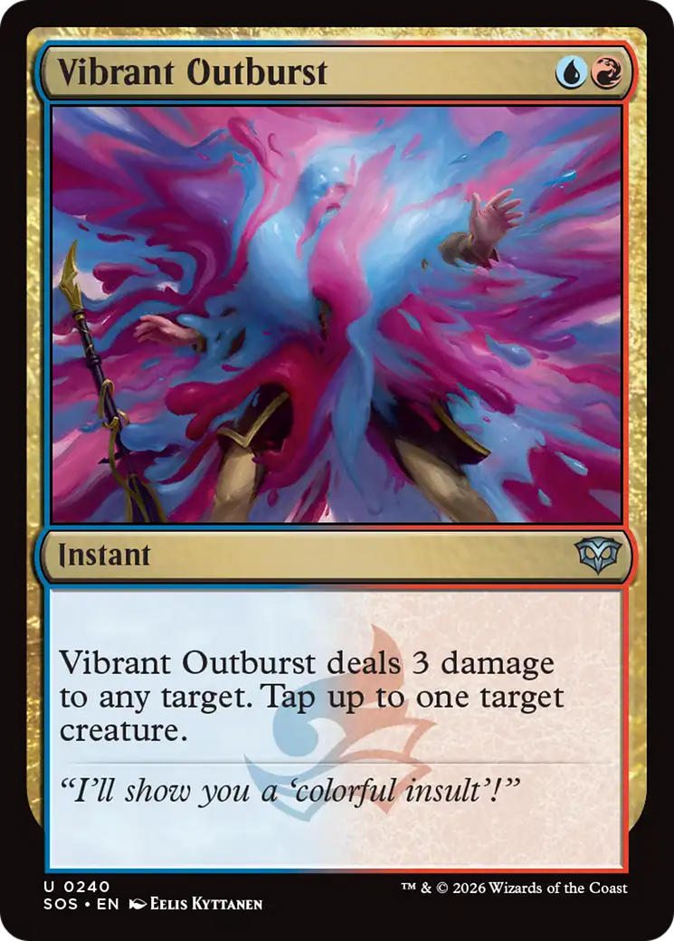 Vibrant Outburst [Secrets of Strixhaven] | Devastation Store