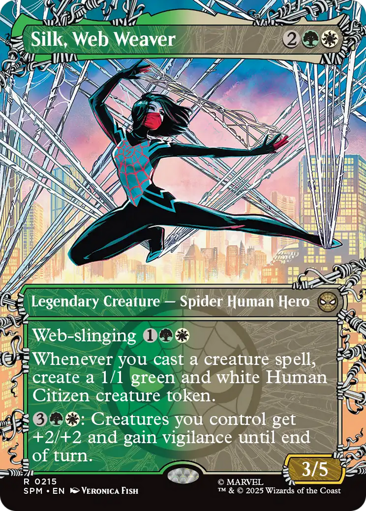 Silk, Web Weaver (Borderless) [Marvel's Spider-Man] | Devastation Store