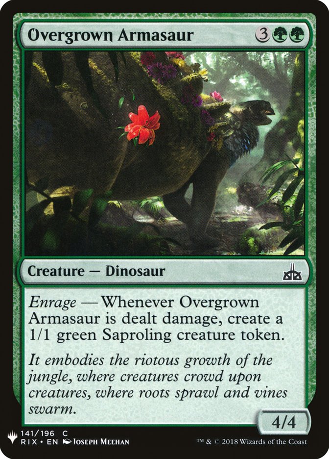 Overgrown Armasaur [Mystery Booster] | Devastation Store