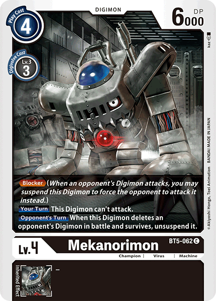 Mekanorimon [BT5-062] [Battle of Omni] | Devastation Store