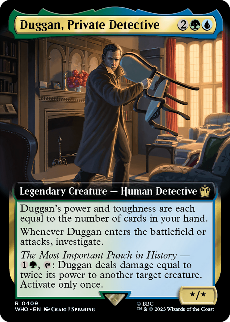 Duggan, Private Detective (Extended Art) [Doctor Who] | Devastation Store