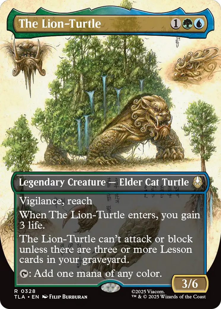 The Lion-Turtle (Borderless) [Avatar: The Last Airbender] | Devastation Store