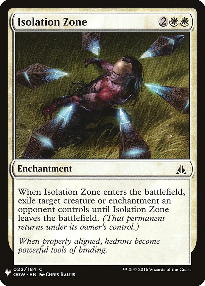 Isolation Zone [Mystery Booster] | Devastation Store