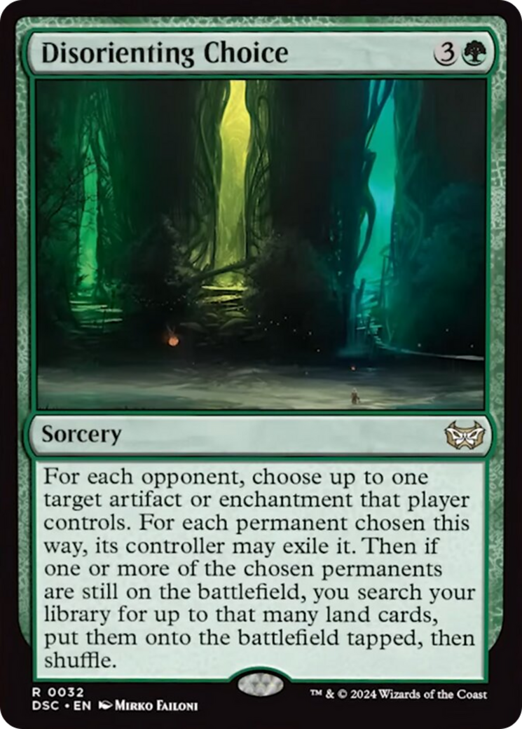 Disorienting Choice [Duskmourn: House of Horror Commander] | Devastation Store