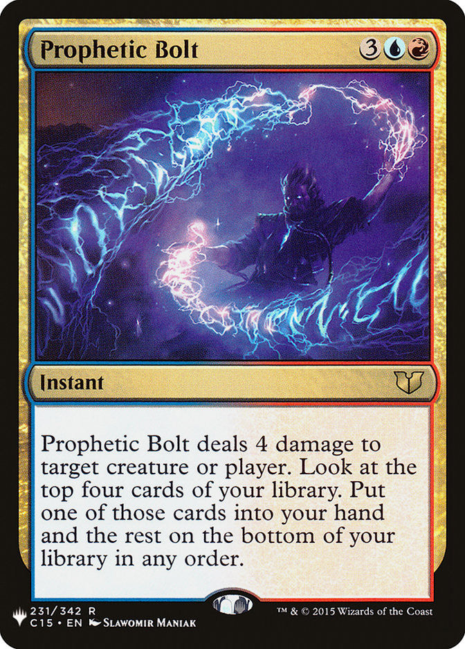 Prophetic Bolt [Mystery Booster] | Devastation Store