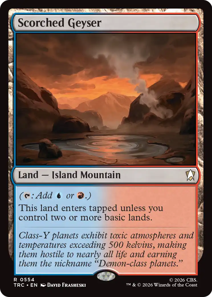 Scorched Geyser [Star Trek Commander] | Devastation Store