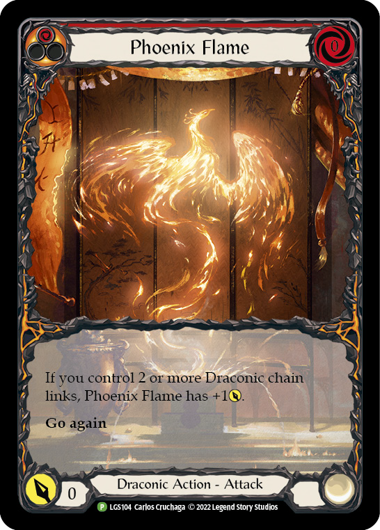 Phoenix Flame [LGS104] (Promo)  Rainbow Foil | Devastation Store