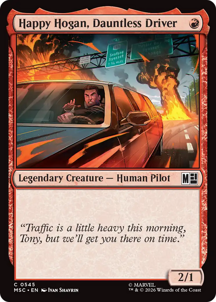 Happy Hogan, Dauntless Driver (0545) [Marvel Super Heroes Commander] | Devastation Store
